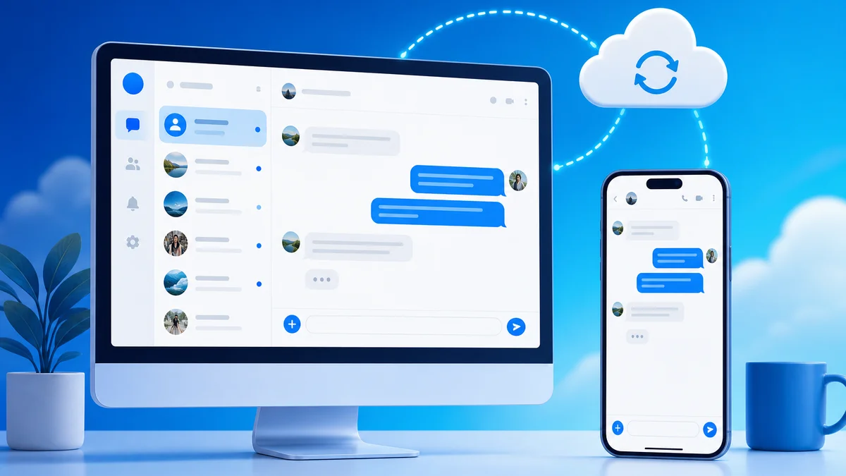 Obrolan cloud yang selalu sinkron